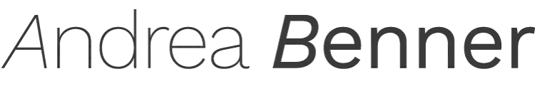 Andrea Benner Schriftzug