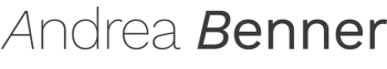 Andrea Benner Schriftzug